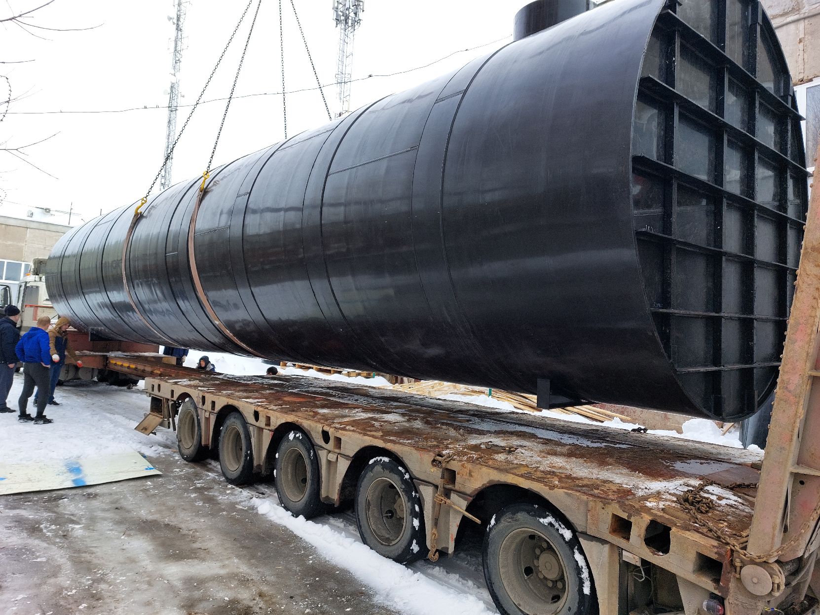 Монтаж резервуаров